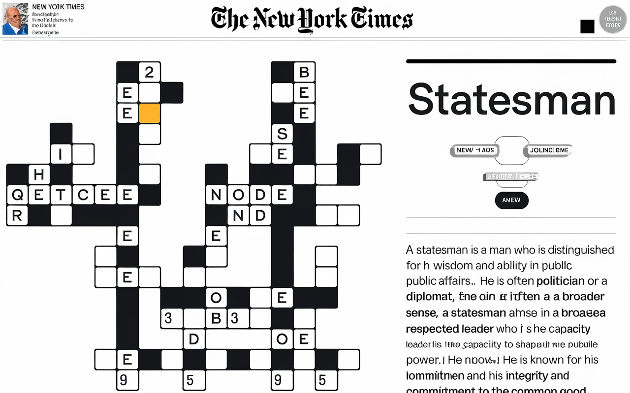 statesman nyt crossword