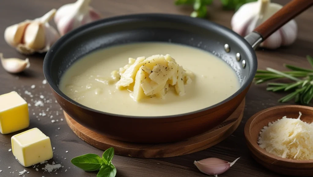 garlic parmesan sauce