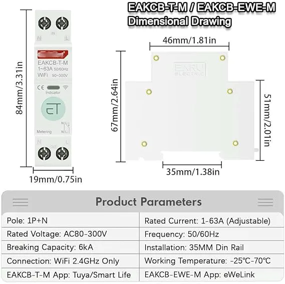 WiFi Smart Circuit Breaker