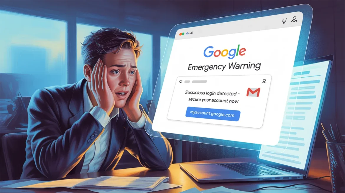 Google Emergency Warning Gmail