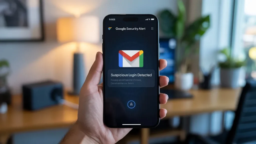 Google emergency warning Gmail