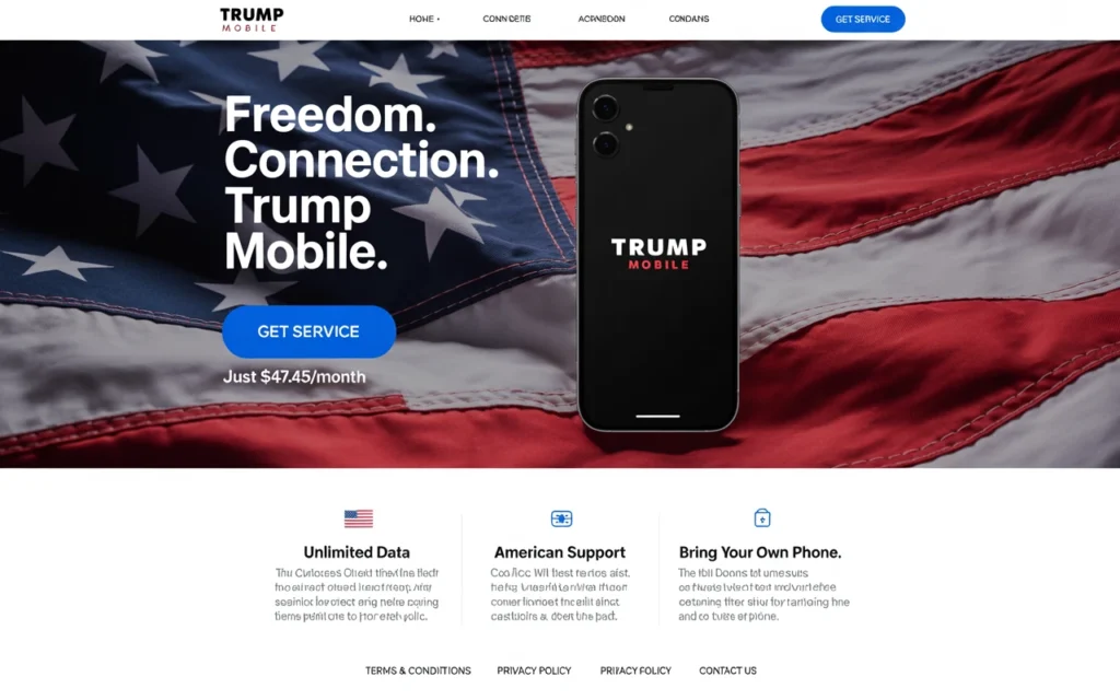 Trump Mobile website