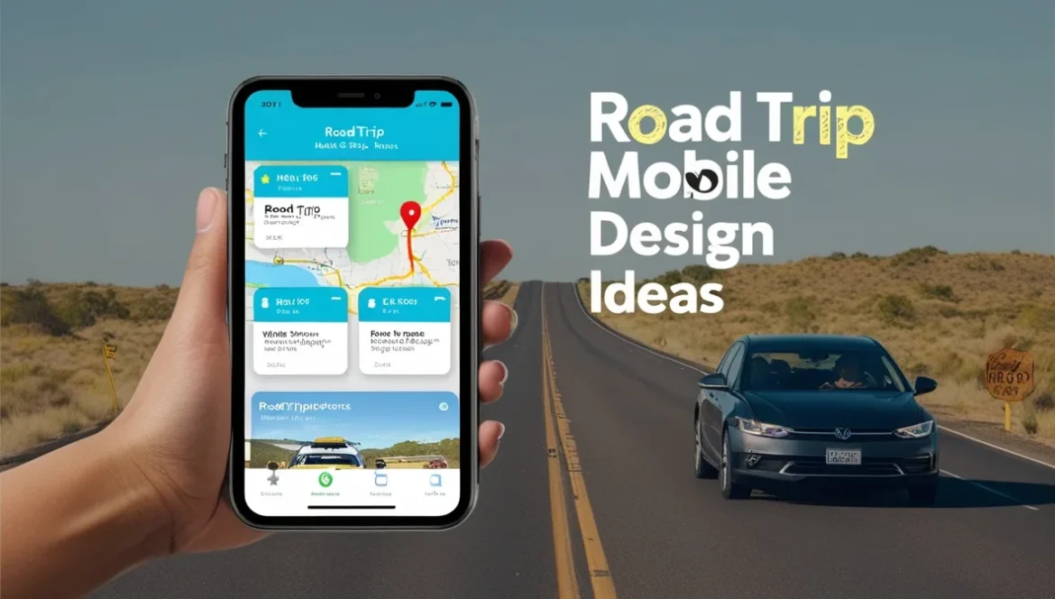 road trip mobile app design ideas