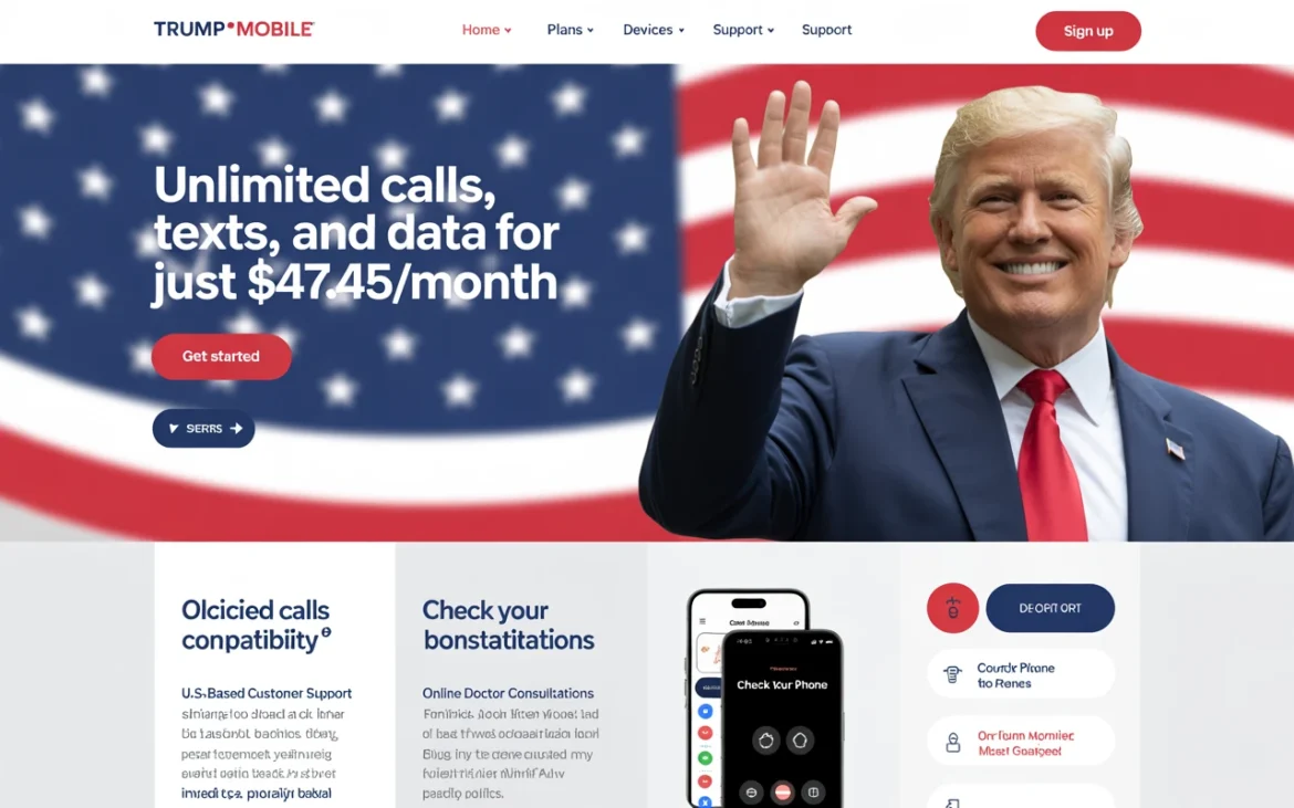 Trump Mobile website